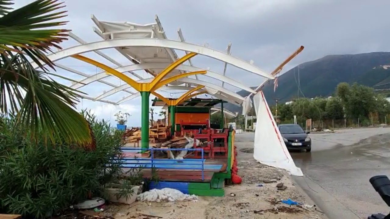 Çfarë ka mbetur në Dhërmi një ditë pas stuhisë