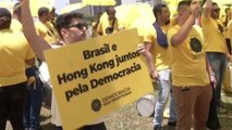 Hong Kong protests draw attention from US senators,  Xi Jinping, activists in Brazil and London