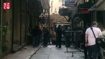 Beyoğlu’nda yıkılan binanın duvarı çöktü: Bir işçi yaralı