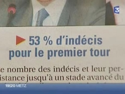 Sondage municipales Metz - Dominique Gros en tête
