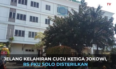 Jelang Kelahiran Cucu Ketiga Jokowi, RS PKU Solo Disterilkan