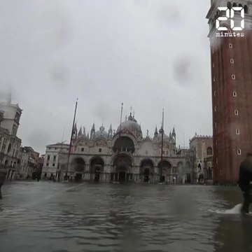 Italie: Les images impressionnantes de Venise sous les eaux