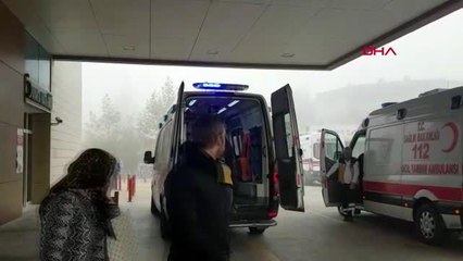 Bursa işçilerin üzerine tomruk devrildi 2 yaralı