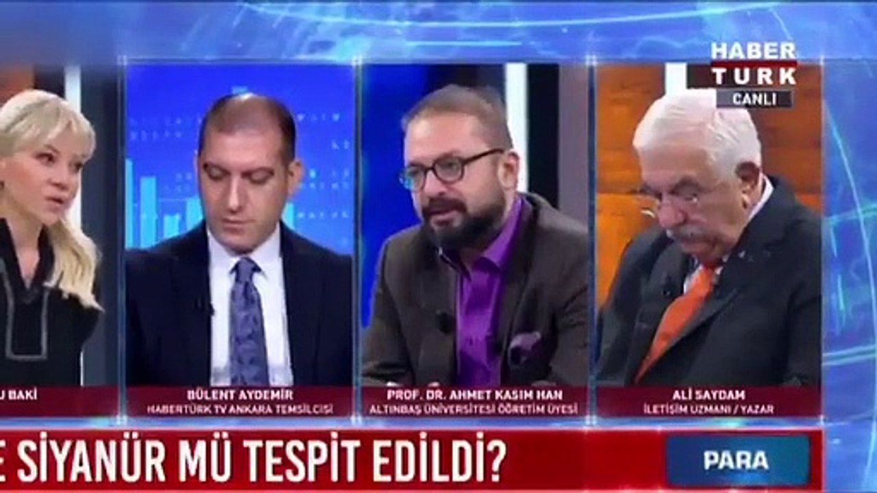 Peş peşe siyanürlü ölümlerin gündeme geldiği programda "Sebep ekonomi değil, ekonomi iyi" diyen Ahmet Kasım Han'a Ali Saydam'dan uyarı: Ahmet, kaşınma!