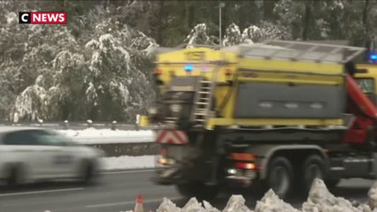 Les routes du sud-est perturbées par la neige