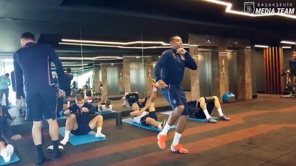 Başakşehir'de ilginç idman