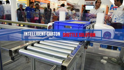 Warehouse shuttle system - A compact high-density storage solution from Addverb