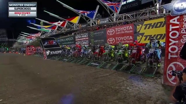Round 1 Anaheim - 2017 / 250cc Main Event [HD]