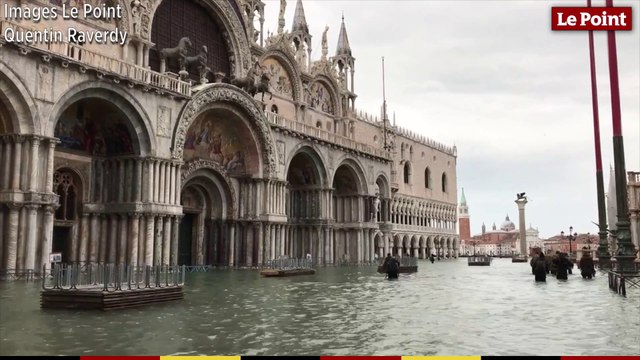 Venise et la place Saint-Marc sous les eaux