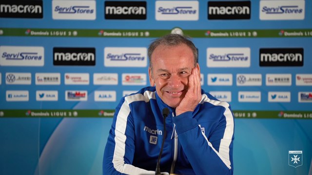 La conférence de presse de Jean-Marc Furlan avant La Charité-AJA