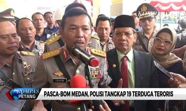Pasca Bom Medan, 19 Terduga Teroris Ditangkap