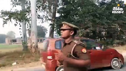 थाने पहुंचने के लिए सड़क पर दौड़ लगा रहे दरोगा