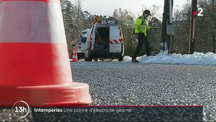 Intempéries : panne d'électricité géante