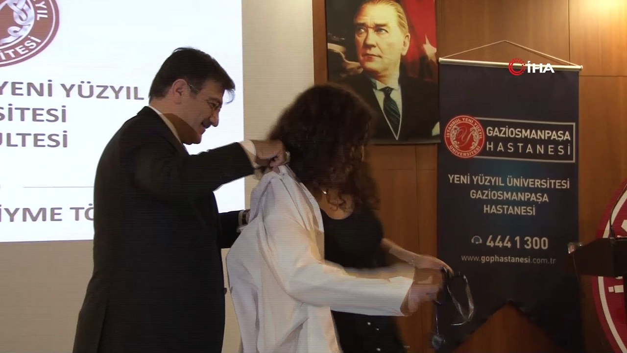 Beyaz önlük giyerek hekimliğe ilk adımı attılar