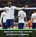 Abraham ignoring the praise after first England goal