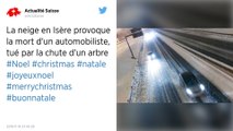 Neige : un mort en Isère, 330.000 foyers privés d'électricité, des trains et des avions annulés