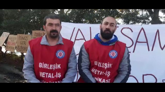 Valfsan işçilerinden direnişin 36'ncı gününde mesaj