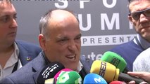 Javier Tebas relativiza la decisión del juez sobre el partido en Miami: 