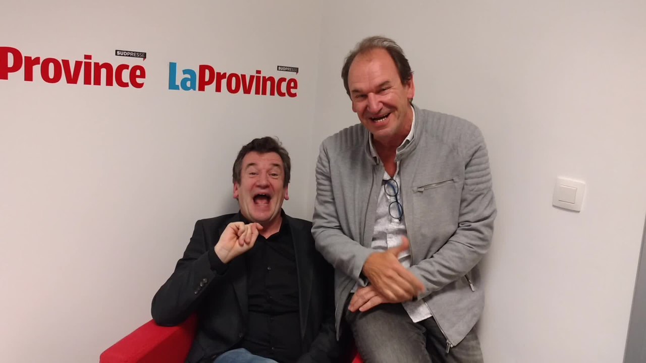Les frères Taloche de passage à Mons et la rédaction de la Province. Vidéo Eric Ghislain