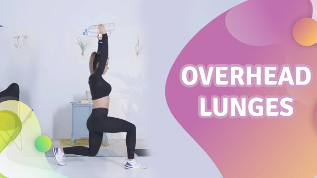 Overhead lunges - Step to Health