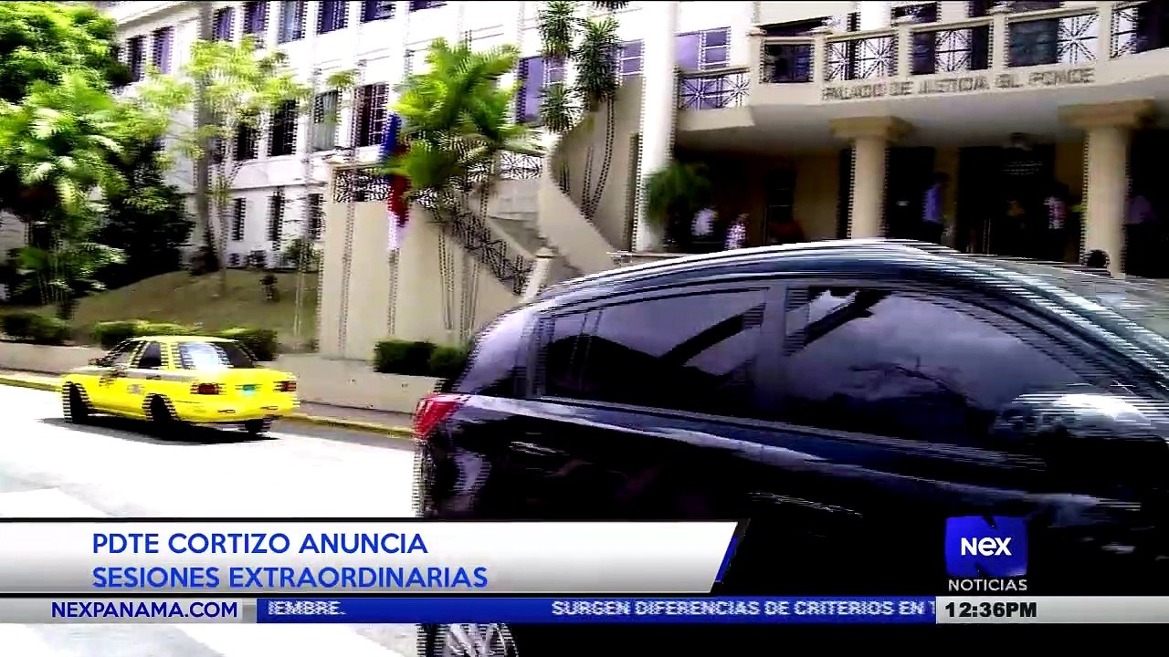 Presidente Cortizo anuncia sesiones extraordinarias  - Nex Noticias