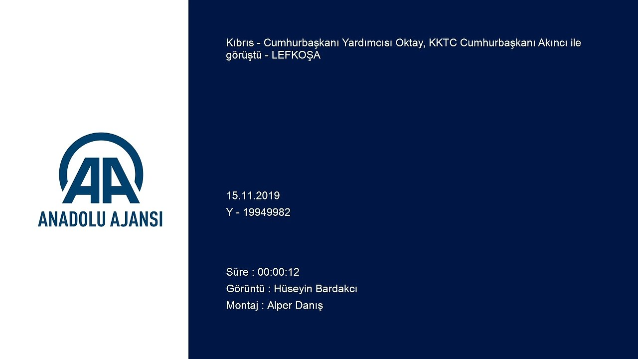 Cumhurbaşkanı Yardımcısı Oktay, KKTC Cumhurbaşkanı Akıncı ile görüştü - LEFKOŞA