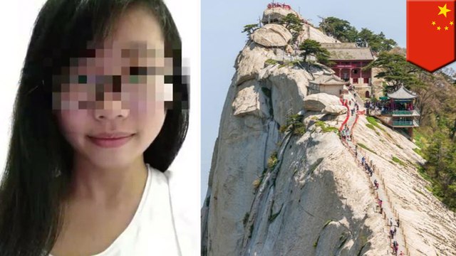 Chinese student falls off Huashan mountain while taking selfie