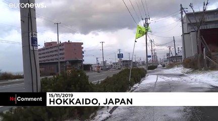 Χιόνια στη Βόρεια Ιαπωνία