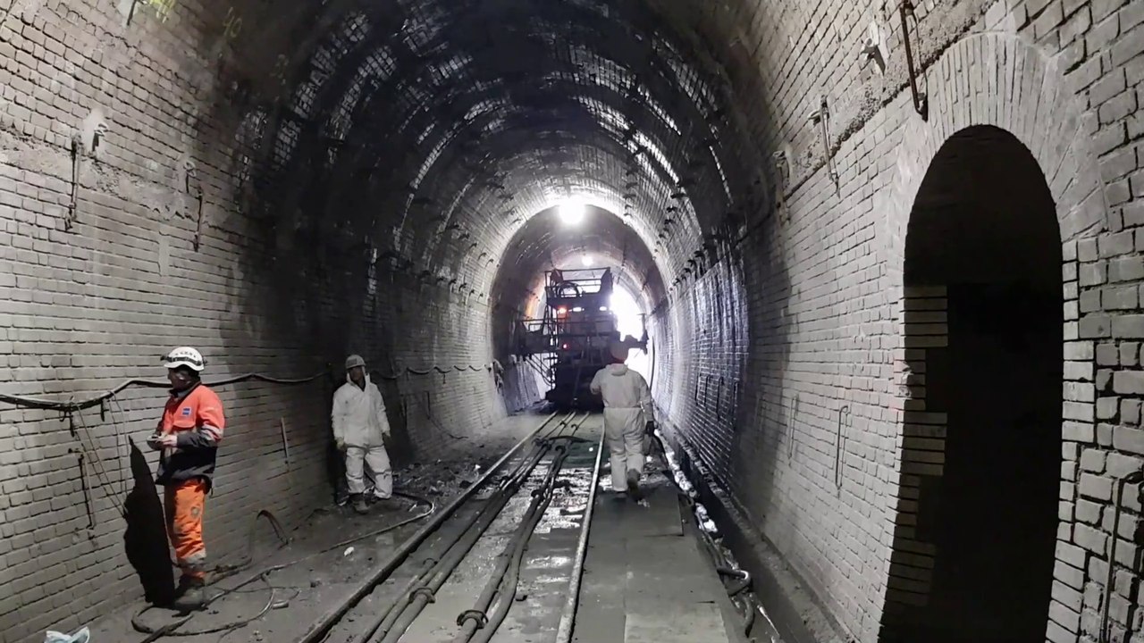 Saint-Dié (88) : travaux de régénération du tunnel de Vanémont