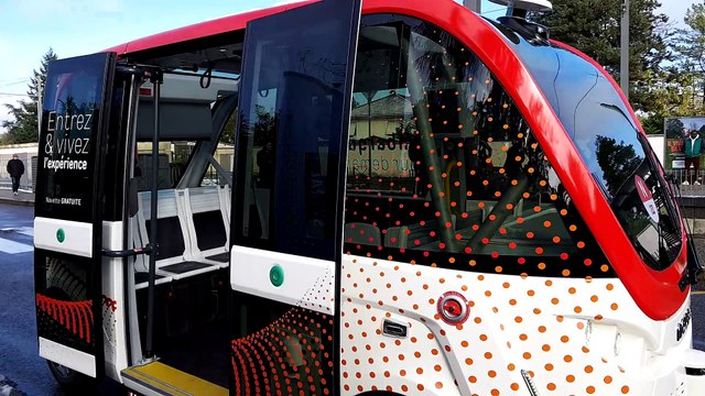 La navette autonome est entrée en service ce vendredi 15 novembre à Décines