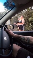 Man Catches Two Girls Lighting a Fire Near Bushland