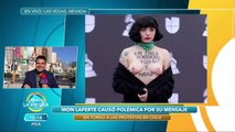 Mon Laferte levantó la voz por Chile en los Latin Grammy.| Venga La Alegría