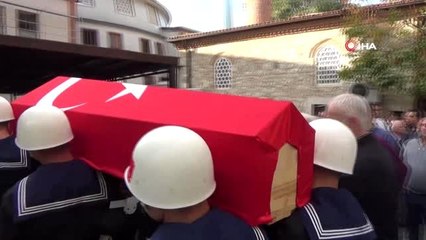 Harp filosu eski komutanı Atlas son yolculuğuna uğurlandı