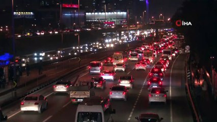 İstanbul trafiğinde ara tatil yoğunluğu