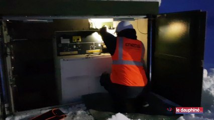 DRÔME Emmanuelle Wargon à la rencontre des agents Enedis sur le terrain