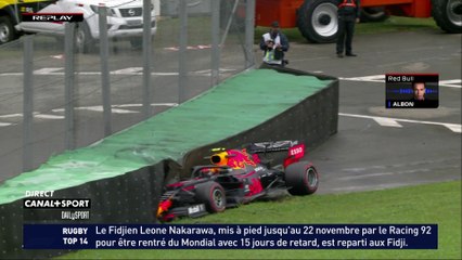 Albon vainqueur de la première séance au Brésil sous une pluie battante