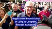 Roger Stone Found Guilty of Lying to Congress, Witness Tampering