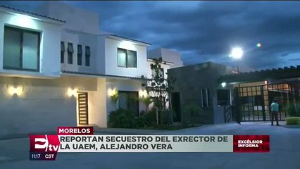 Secuestran a exrector de la UAEM y a su esposa