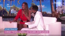 Chrissy Teigen Jokes with Sexiest Man Alive & Husband John Legend About Cheating