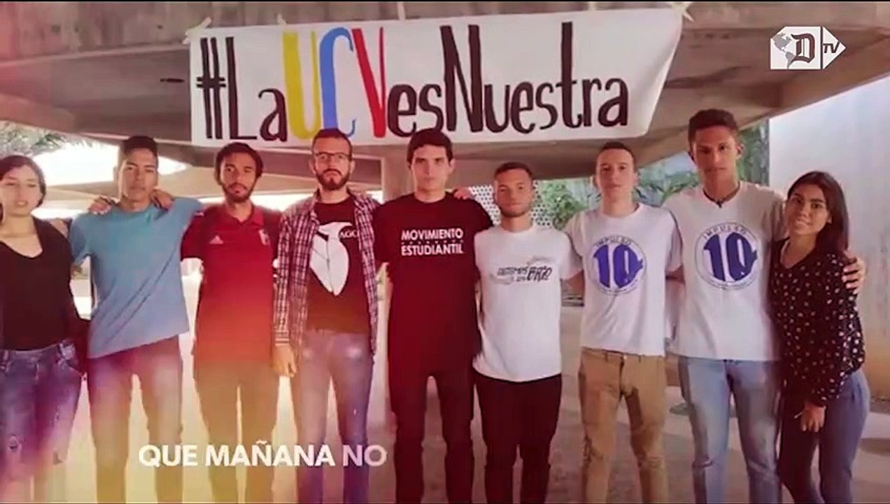 Universitarios venezolanos llaman a sumarse a protesta convocada por Guaidó