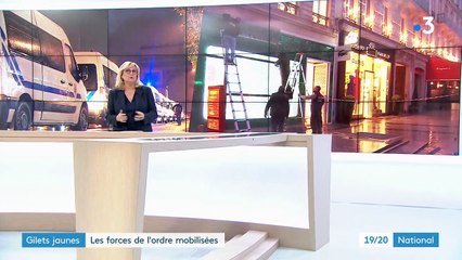 "Gilets jaunes" : les forces de l'ordre mobilisées