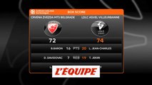 L'Asvel s'impose sur le parquet de l'Etoile Rouge de Belgrade - Basket - Euroligue (H)
