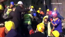 Gaziantep'te çöken iskelenin altında kalan mühendise yaralı olarak ulaşıldı