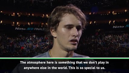 Download Video: Zverev hails O2 as 'most special arena' after making Finals last four