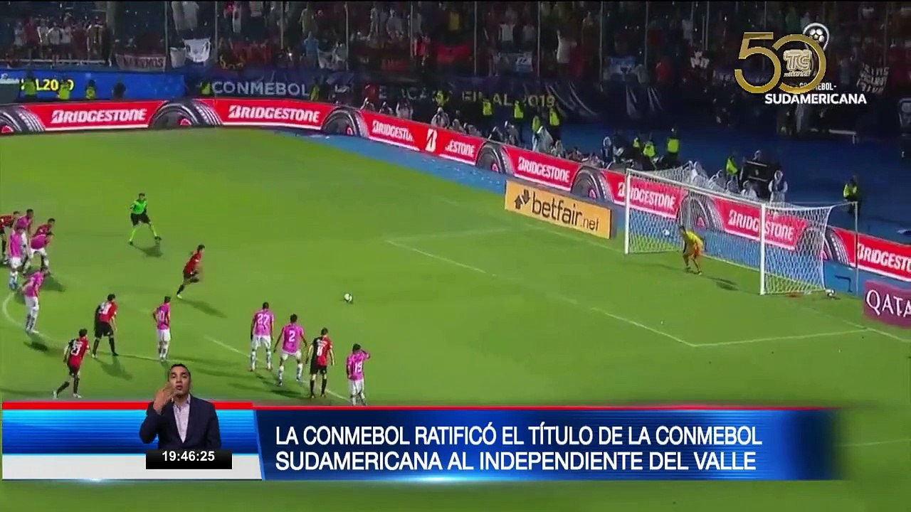 Conmebol ratificó el título de la Copa Sudamericana A Independiente del Valle