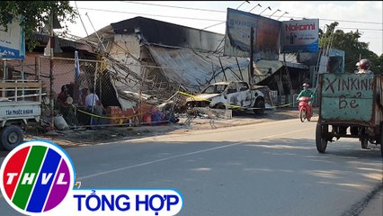 Cửa hàng điện máy bị thiêu rụi tại Bình Dương