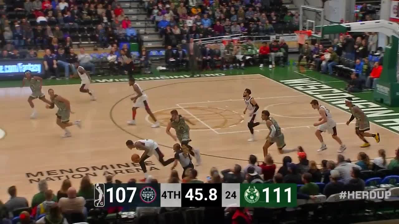 Devin Robinson (40 points) Highlights vs. Wisconsin Herd
