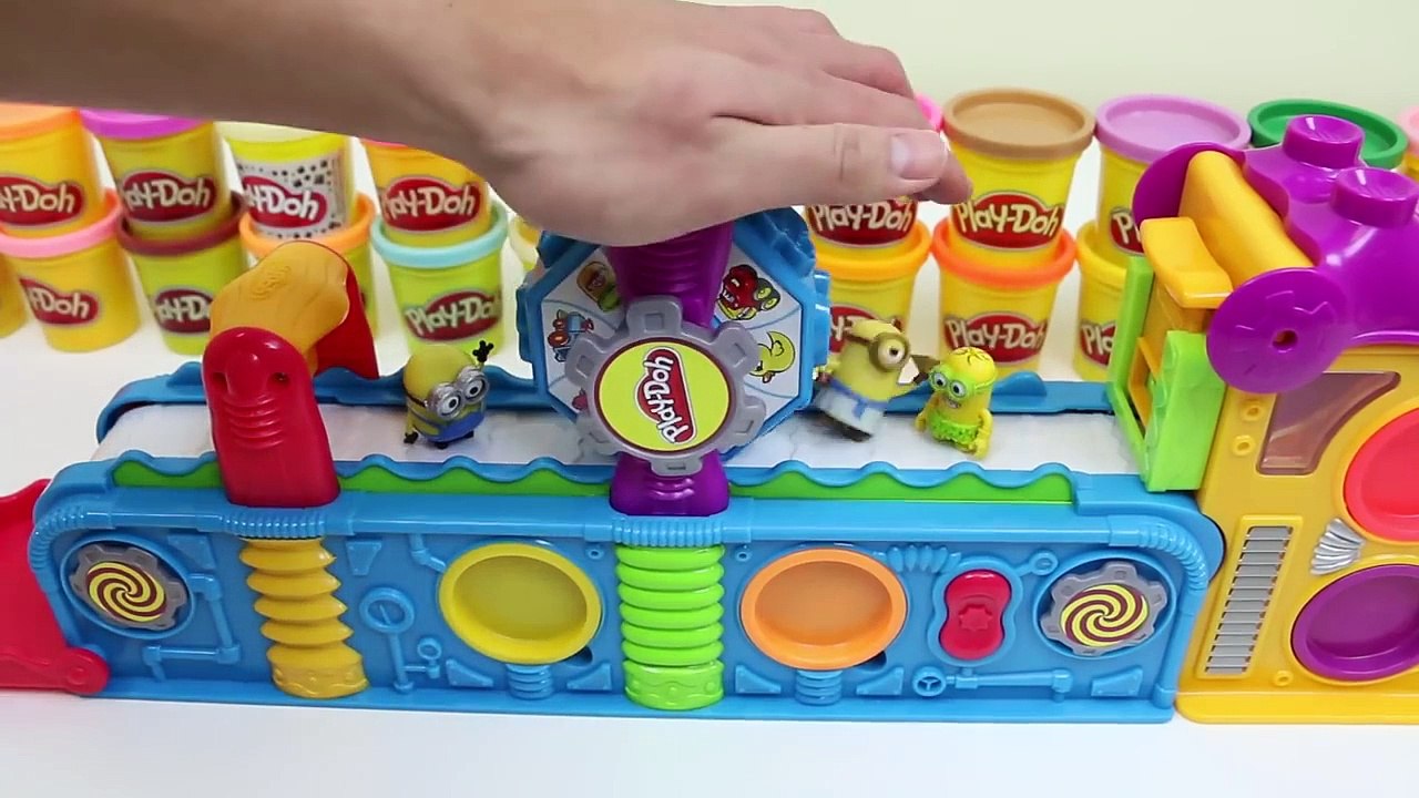 Play Doh Mega Fun Factory Playset Minions Take a Tour video Dailymotion
