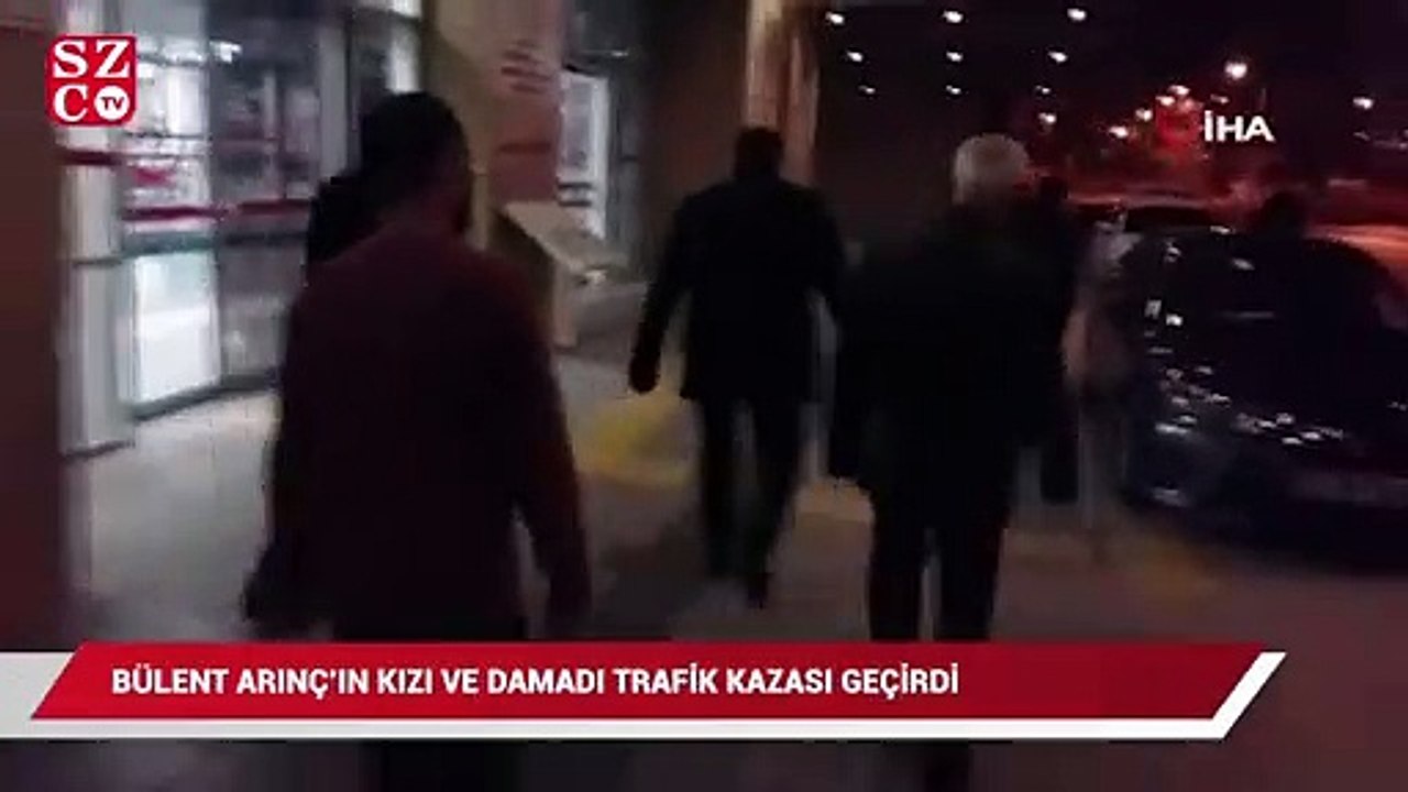 Bülent Arınç’ın kızı ve damadı trafik kazası geçirdi