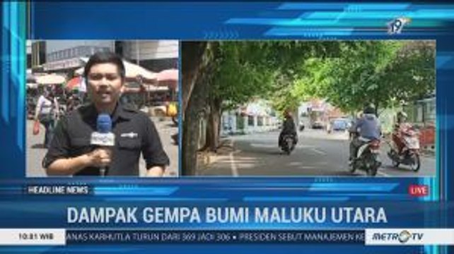 Pulau Batang Dua Ternate Paling Terdampak Gempa 7,1 SR